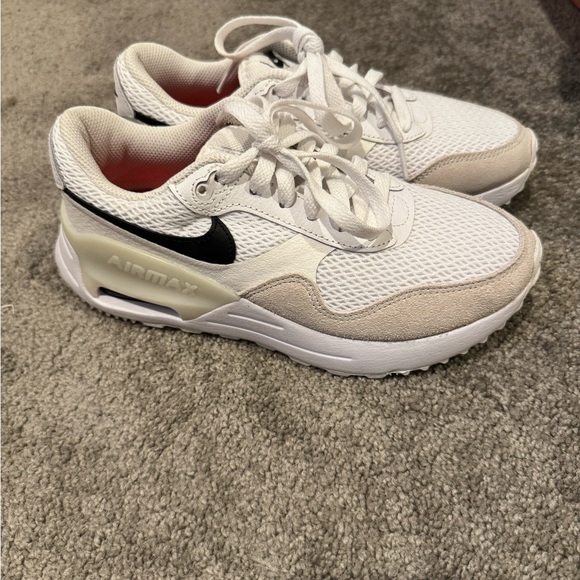 Nike Women's White and Tan Air Max Sneakers - Picture 5 of 5
